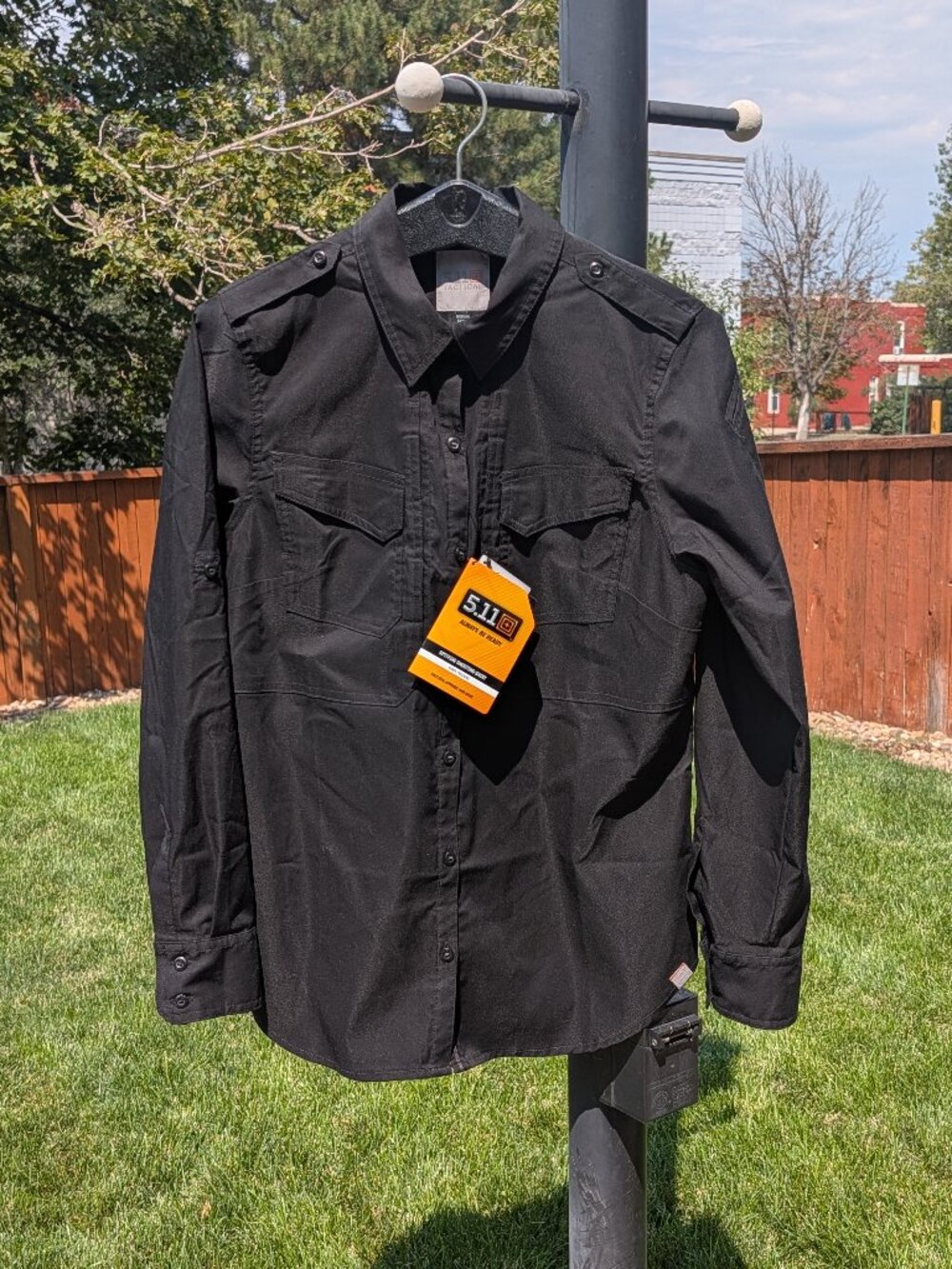 5.11 Tactical Women's Spitfire Shooting Shirt Med Black NWT